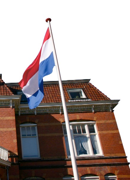 vlaggenmast met vlag
