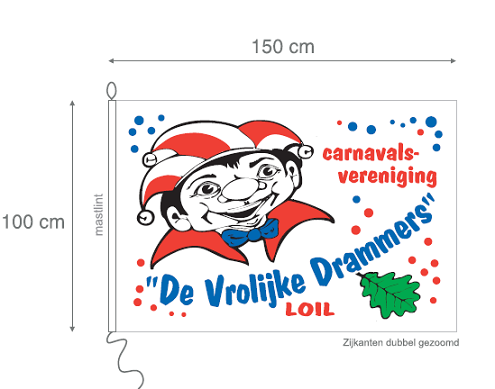 layout vlaggen carnaval