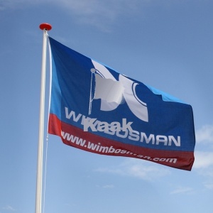 mastvlag geheel naar wens bedrukt